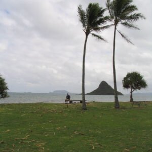 Mokoliʻi From Kualoa Regional Park, East Shore, Oahu, Hawaii